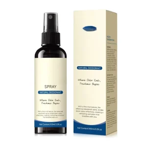 100ML Natural Antiperspirant Deodorant Spray 24 Hour Long Lasting Quick Dry Non Sticky Gentle Skin Deodorant Spray