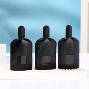 100ml Square Glass Perfume Vial with Customized Logo Refillable Modern Packaging for Perfume Filling