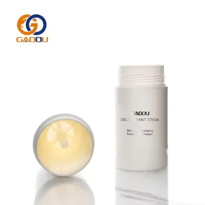 15ML ABS White Matte Deodorant Container Tube Bottle Face Cream Serum Recyclable Twist Cosmetic Packaging Screen Printing Custom
