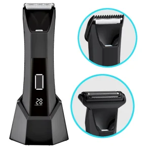 2 in 1 Body Hair Trimmer Lady Shaver Electric Epilator Bikini Hair Removal Body Groin Trimmer Shaver Body Groomer Grooming Kit