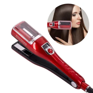 2 in 1 Professional Hair Cutter Smooth End Cutting Clipper Iron Flat Hair Split Ends Trimmer Hair Straightener for Woman