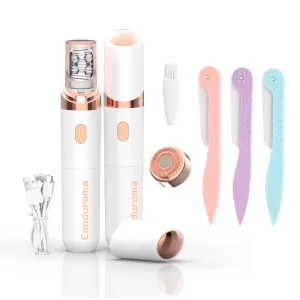 2 in 1 Rechargeable Facial Hair Removal for Chin Upper Lip and Women Body Hair Epilator and Removal Machine