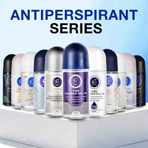 24H Antiperspirant Deodorant Roll On Long Lasting Fresh Scent Odor Protection Dry Comfort 50ml Men Women Private Label OEM 5