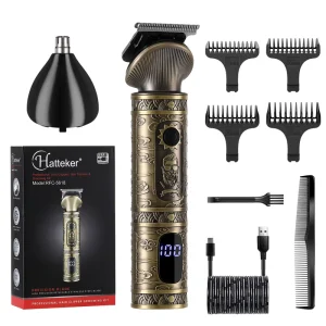 2In1 Hair Clippers for Men Rechargeable Electric 0mm Hair Trimmer Haircut Machine Trimmer