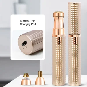 3 1 Rechargeable Lady Portable Electric Hair Removal Device Eyebrow Nose Hair Trimmer Mini Shaver for Armpit Household Car RV