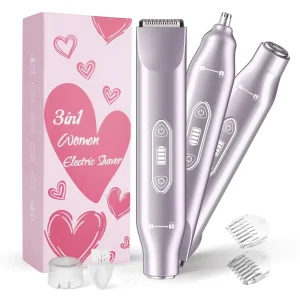 3 in 1 Hair Remover Portable Woman Men Hair Removal Device Epilator for Face Nose Arpit Bikini Hair Remover