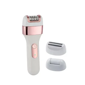 3 in 1 Ladies Rechargeable Epilator Set Includes Epilator Lady Shaver Callus Remover