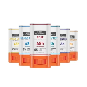 48h Odor Protection Long Lasting Scent Aluminum Free Body Antiperspirant Deodorant Stick