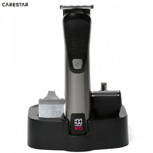 5 in 1 Salon Grade 6800RPM Barber Clippers Electric Rechargeable Cordless Professional Hair Cut Trimmer Hair Clipper for Men