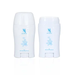 50g White Bottom Filling Essence Antiperspirant Deodorant Bottles for Personal Care Cosmetic
