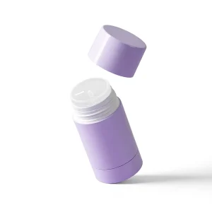 50ml 50g Luxury Cylinder PP Plastic Screw Cap Deodorant Stick Container Twist Up Solid Sunscreen Antiperspirant Tube