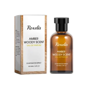 50ml Amber Woody Eau De Parfum Long Lasting Warm Scent Unisex Evaporator Spray Glass Perfume Overseas Warehouse Shipping