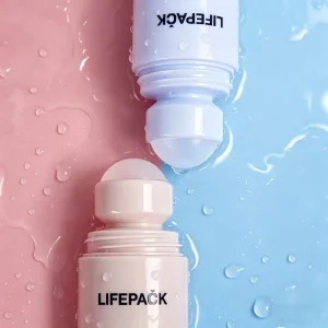 50ml PP Plastic Roll On Deodorant Bottle Screen Printable Fragrant Body Antiperspirant Roller for Body Odor Control