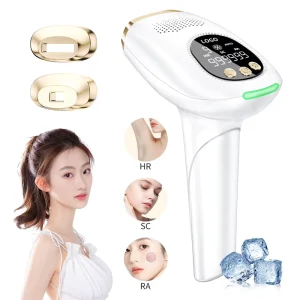510K Professional Ice Cooling Home for Women Face and Body Handheld Epilator Portable Painless Permanent Laser Hair Removal