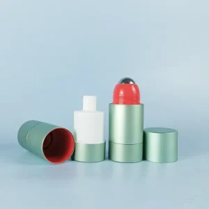 75ml White Aluminum Outer Body Antiperspirant Roll-On Deodorant Stick Screw Cap Essential Oil Container Lotion Bottle Synpak