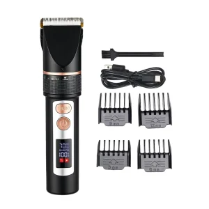Accurate Cutting and Safe Ceramic Blades Clippers Barber Machine Rechargeable Cordless Hair Trimmer Electric Household Use