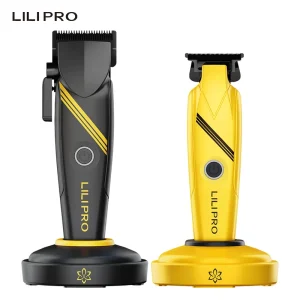 Aluminum Alloy Body DLC Blade Barber Kit Hair Clipper Hair Trimmer Salon Use
