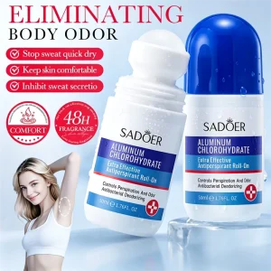 Aluminum Chlorohydrate Antiperspirant Roll On Long Lasting Fragrance Deodorant Anti Sweat Eliminate Body Odor Refreshing Care