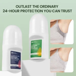 Aluminum Free Deodorant Roll On for Sensitive Skin Natural Odor Protection Antiperspirant for Men Women Body Care Private Label