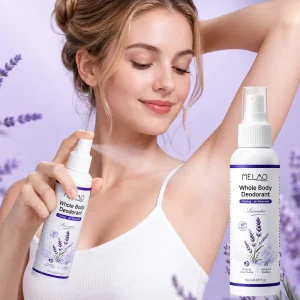 Aluminum Free Whole Body Freshness Sweat Odor Control Plant Extract Comfort Care Lightweight Formula Deodorant Spray