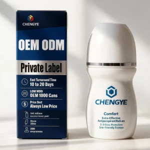 Antiperspirant Roll On Deodorant for Private Label OEM with Custom Scent and Low MOQ 72 Hour 20ml