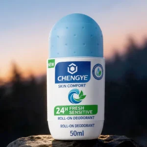 Antiperspirant Roll on Deodorant for Sensitive Skin with No White Marks Alcohol Free 48 Hour Odor Control Non Sticky 50ml