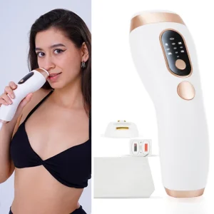 At Home IPL Hair Removal Device Painless Optical Epilator for Smooth Skin Care & Body Grooming