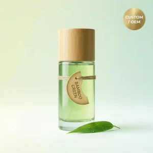 Bamboo Green Light Crisp Herbal Fragrance OEM Custom Asian Green Tone Calming Unisex Perfume