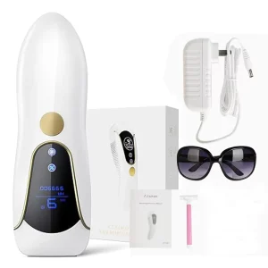 Best at Home Laser Hair Removal Painless IPL Device for Full Body Bikini & Intimate Area with Ice Cooling