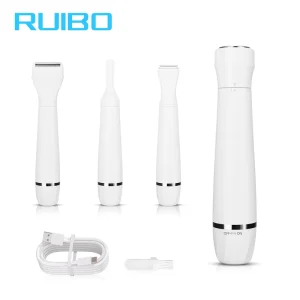 Bikini Trimmer for Women Waterproof Wet & Dry Lady Shaver for Leg Underarm Arm Body Cordless Rechargeable Electric Razors