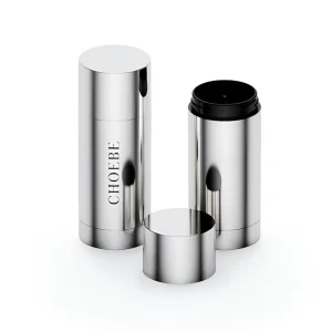 Choebe 30ml Mini Portable PP Plastic Silver Bottom Fill Deodorant Stick Container Twist up Eco Friendly Antiperspirant Tube
