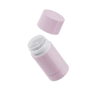 Choebe 50ml Airtight Cylinder PP Plastic Screw Cap Deodorant Stick Container Twist up Empty Antiperspirant Tube Packaging