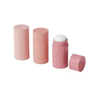 Choebe 75ml PP Plastic BB Body Balm Deodorant Stick Container Twist up Gel Antiperspirant Tube Custom Logo Cosmetic Packaging