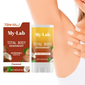 Coconut Oil Deodorant Stick Ceramide 72h Long Lasting Antiperspirant Whitening Body Care