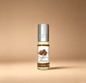 Coffee Aroma Roll on Perfume Oil for Unisex 10ml Rich Roasted Coffee Vanilla Scent for Women Men OEM