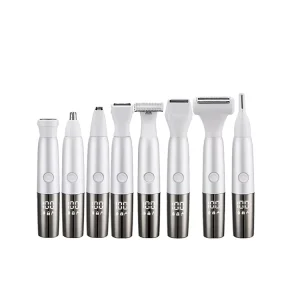 Cordless Rechargeable Epilator Dry Hair Women Electric Epilator 8 in 1 USB Rechargeable Electric Handheld Lady Hair Trimmer Set