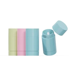 Custom 7ml Mini Top Fill Deodorant Stick Container Twist Up PP Plastic Antiperspirant Tube With Screw Cap