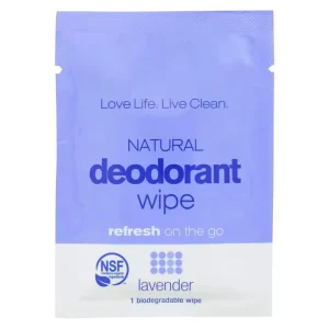 Custom Feminine Individually Wrapped Antiperspirant Deodorant Wipes Hypoallergenic Extra Soft Natural Refreshing Body Cleansing