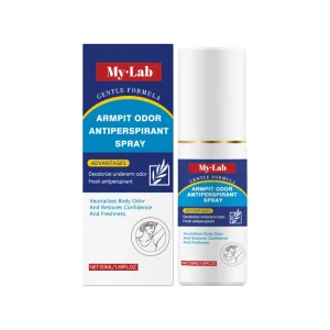 Custom OEM Hyaluronic Acid Trehalose Mint Fresh Fragrance Soothes Skin Underarm Deodorant Moisturizing Body Antiperspirant Spray