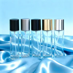 Cylindrical Matte Glass Perfume Bottle 15ml Custom Color Empty Private Labeled Packaging Fragrance Spray Roller Sealed 100pcs