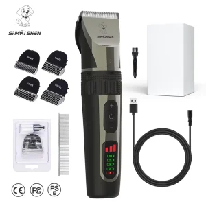 D5 D Powerful Dog Hair Clipper Haircut Powder Metallurgy and Ceramic Blade Detachable Pet Trimmer for Dogs Cats