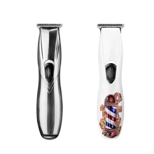 D8 Professional Electric Hair Clipper Newly Designed 110 240V USB White Silver Cutting Machine for Home Hotel Hair Trimmer