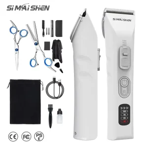 D9 High Speed DC Motor 7000 Rpm Hair Clipper Trimmer Kit Battery Powered 2200 Mah Electric Scissors