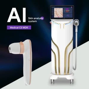 DFlaser Triple Laser Hair Removal Machine Switchable Diode Epilator UV Lamp AI Intelligent Analysis CE