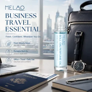 Daily Office Business Travel Use Melao Alcohol Free Concentrated Skin Friendly Long Lasting Men’s Fragrance Oil Rollerball