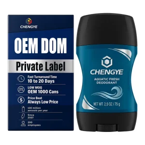 Deodorant Stick for Men with Mint Lavender Amber 75g Long Lasting Scent Solid Antiperspirant Odor Control Deodorant