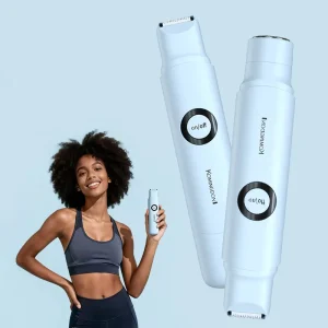 Dual-Head Women’s Tweezer Sensitive Areas Body Bikini Facial Hair Removal IPX6 Waterproof Type-C Rechargeable