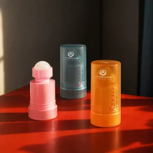 Empty 25ml Deodorant Stick Container Matte Pastel PP Twist up Balm Tube for Skincare Packaging