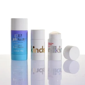 Empty 30g 50g 75g Recyclable Plastic Pump Sprayer Sealing Sunscreen Stick & Face Mask Container for Skincare and Wigs Packaging