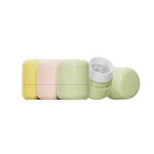 Empty Wide Round Airtight PP Deodorant Stick Container Custom Logo Antiperspirant Sunscreen Gel